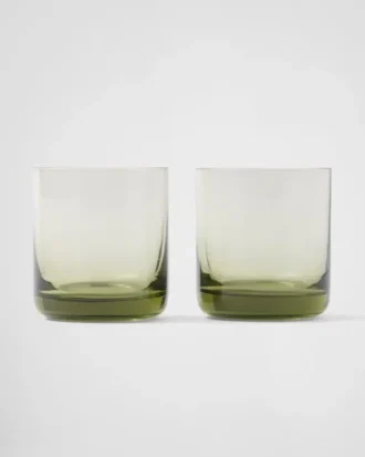 Juego de dos vasos de cristal – Plinth
