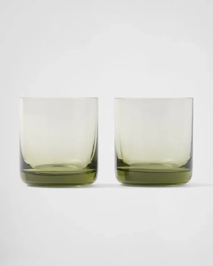 Juego de dos vasos de cristal – Plinth Juego de dos vasos de cristal – Plinth