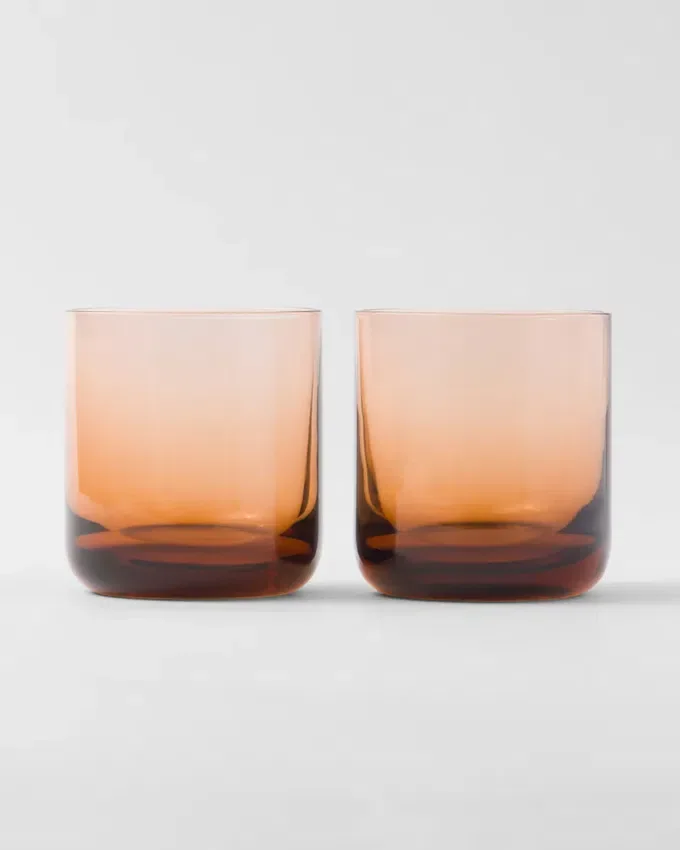 Juego de dos vasos de cristal – Plinth Juego de dos vasos de cristal – Plinth
