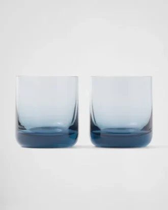 Juego de dos vasos de cristal – Plinth