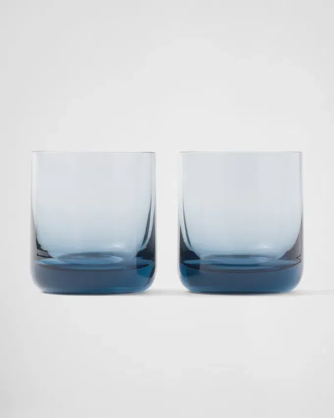 Juego de dos vasos de cristal – Plinth Juego de dos vasos de cristal – Plinth