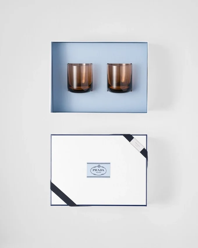 Juego de dos vasos de cristal – Plinth Juego de dos vasos de cristal – Plinth