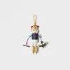 Llavero con charm de cuero Saffiano Cupido Llavero con charm de cuero Saffiano Cupido