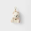 Llavero con osito de peluche y anilla metálica Llavero con osito de peluche y anilla metálica