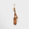 Llavero de cuero con estuche para espejo Llavero de cuero con estuche para espejo