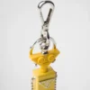 Llavero de robot en piel Saffiano