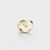 Mini anillo Eternal Gold Snake en oro amarillo y diamantes
