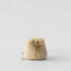 Mini bolsa de piel de oveja Mini bolsa de piel de oveja