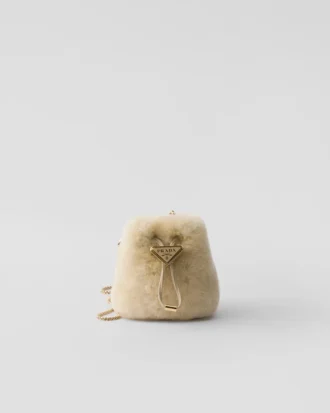 Mini bolsa de piel de oveja Mini bolsa de piel de oveja