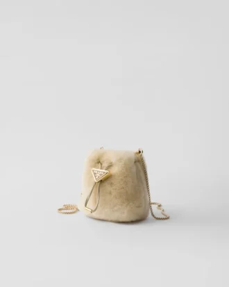 Mini bolsa de piel de oveja Mini bolsa de piel de oveja