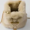 Mini bolsa de piel de oveja Mini bolsa de piel de oveja