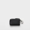Mini bolsa de piel Saffiano con llavero