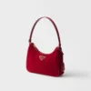 Mini bolso de ante Prada Re-Edition 2005