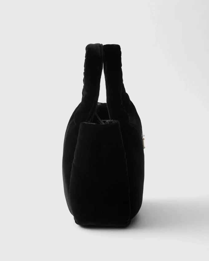 Mini bolso de mano acolchado de terciopelo Mini bolso de mano acolchado de terciopelo