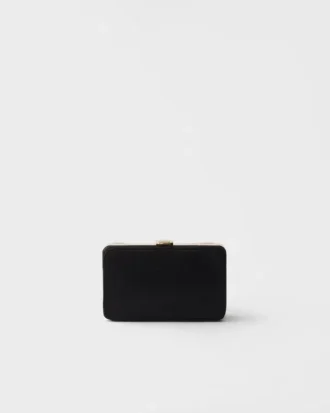 Mini bolso de mano de satén con correa para el hombro Mini bolso de mano de satén con correa para el hombro