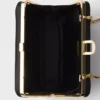 Mini bolso de mano de satén con correa para el hombro Mini bolso de mano de satén con correa para el hombro