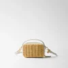 Mini bolso de mimbre y cuero Mini bolso de mimbre y cuero