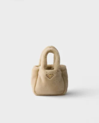 Mini bolso de piel de oveja