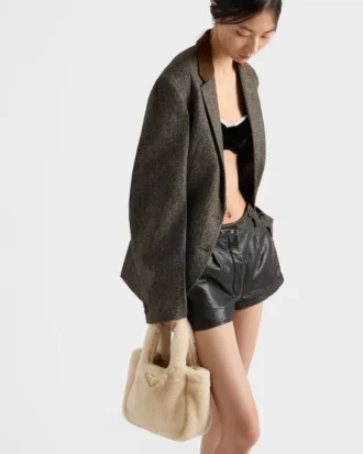 Mini bolso de piel de oveja