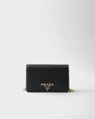 Mini bolso de piel Saffiano
