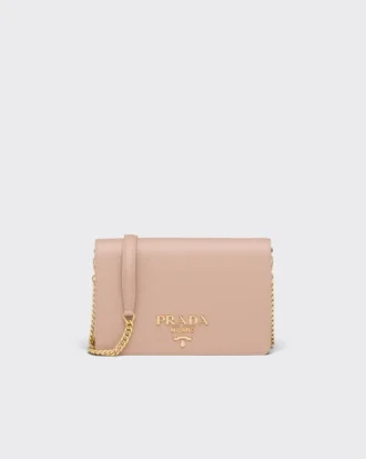Mini bolso de piel Saffiano