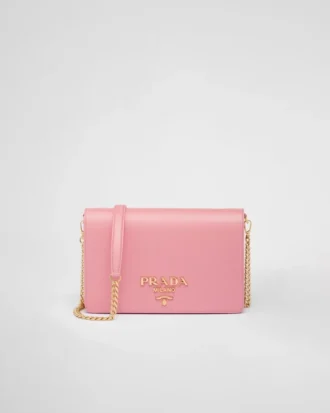 Mini bolso de piel Saffiano