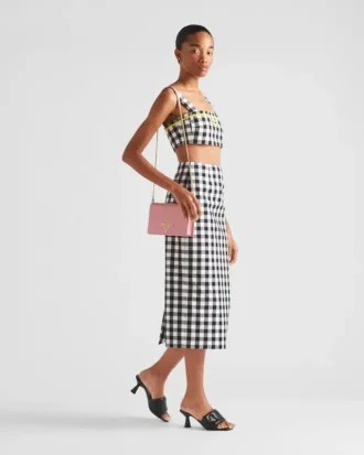 Mini bolso de piel Saffiano