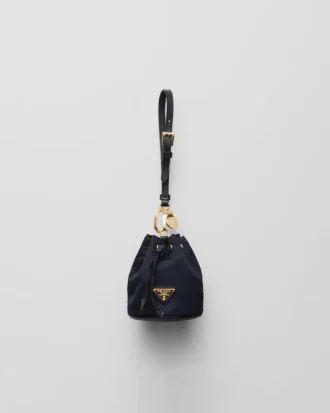 Mini llavero con charm Icon Re-Nylon