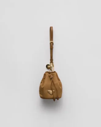 Mini llavero con charm Icon Re-Nylon