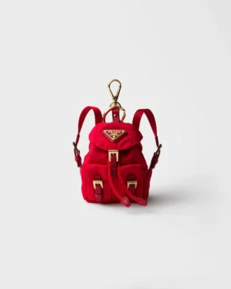 Mini llavero con charm Icon Re-Nylon