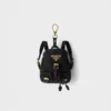 Mini llavero con charm Icon Re-Nylon