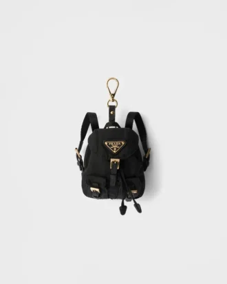 Mini llavero con charm Icon Re-Nylon