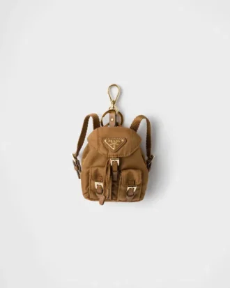 Mini llavero con charm Icon Re-Nylon
