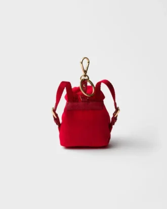 Mini llavero con charm Icon Re-Nylon