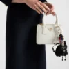 Mini llavero con charm Icon Re-Nylon