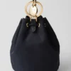 Mini llavero con charm Icon Re-Nylon