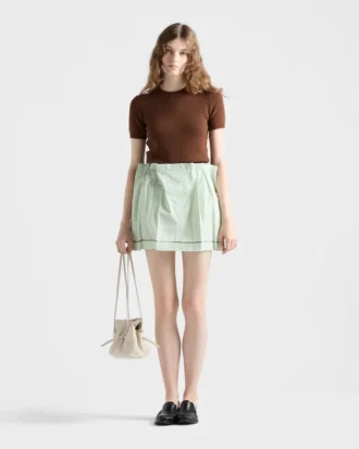 Minifalda de algodón