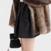 Minifalda de lana con diseño en zigzag Minifalda de lana con diseño en zigzag