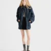 Minifalda de mohair de cabrito