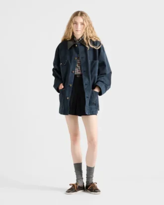 Minifalda de mohair de cabrito