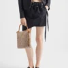 Minifalda de mohair de cabrito