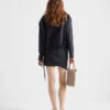 Minifalda de mohair de cabrito