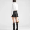 Minifalda plisada de Re-Nylon