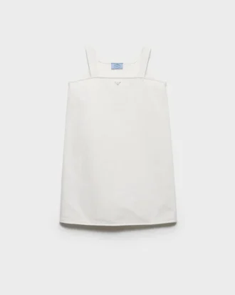 Minivestido de denim desgastado