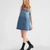 Minivestido de denim orgánico