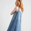 Minivestido de denim orgánico