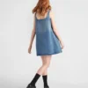 Minivestido de denim orgánico