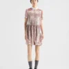 Minivestido de terciopelo con lentejuelas Minivestido de terciopelo con lentejuelas