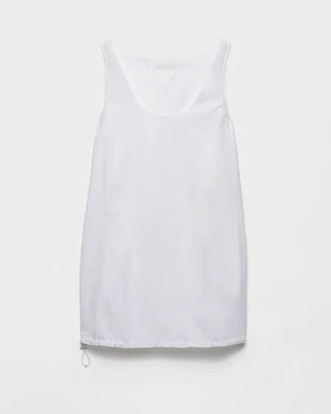 Minivestido reversible de jersey de algodón y Re-Nylon Minivestido reversible de jersey de algodón y Re-Nylon