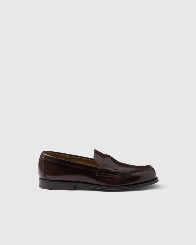 Mocasines de cuero cepillado Mocasines de cuero cepillado